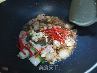 杏鲍菇炒肉的做法步骤：3