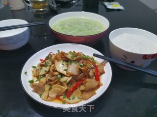 杏鲍菇炒肉的做法步骤：10