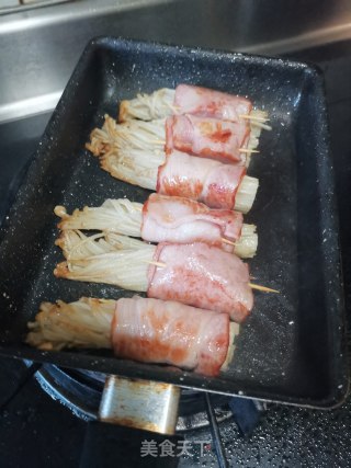 培根金针菇卷的做法步骤：9