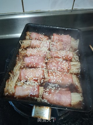 培根金针菇卷的做法步骤：13