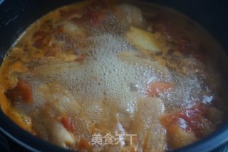 #清淡美食#西红柿竹荪黑鱼汤的做法步骤：7