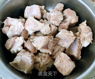 #炖菜#山药胡萝卜炖排骨的做法步骤：3