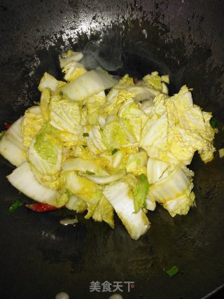 醋溜白菜的做法步骤：5