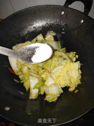 醋溜白菜的做法步骤：6