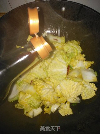 醋溜白菜的做法步骤：7