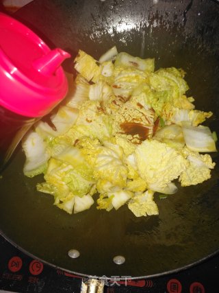 醋溜白菜的做法步骤：8