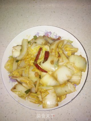醋溜白菜的做法步骤：9