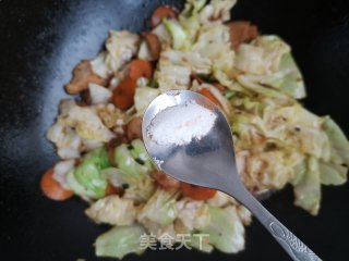 手撕包菜的做法步骤：9