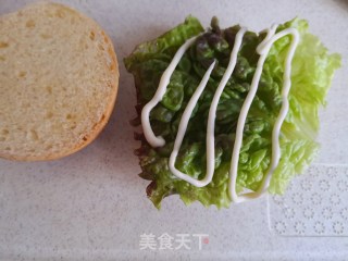 汉堡包的做法步骤：10