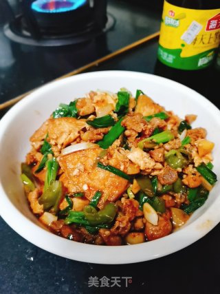 家常香葱豆腐，特别下饭哦的做法步骤：20