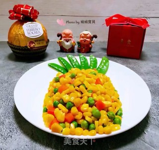 #清淡美食#时蔬炒玉米的做法步骤：13