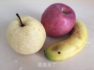 苹果香蕉雪梨汁的做法步骤：1