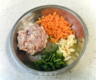￼￼蒸茄花肉末的做法步骤：4