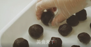 自制爸爸糖同款蛋黄酥团圆酥的做法步骤：6