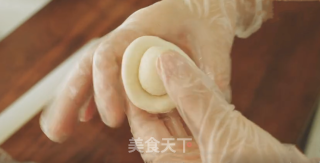 自制爸爸糖同款蛋黄酥团圆酥的做法步骤：9