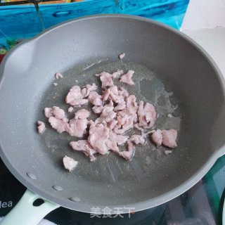 菜花炒肉的做法步骤：6