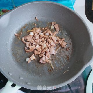 菜花炒肉的做法步骤：9