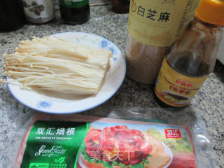 金针菇培根卷的做法步骤：1