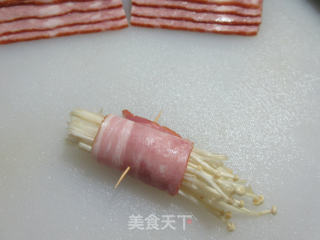 金针菇培根卷的做法步骤：4