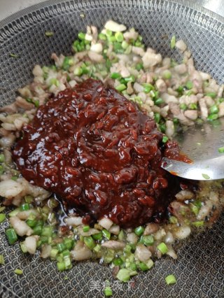 蒜苔肉酱的做法步骤：16