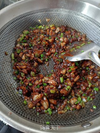 蒜苔肉酱的做法步骤：17