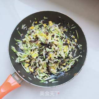 西葫芦煎饺的做法步骤：6