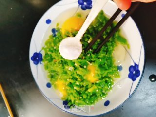 青椒煎鸡蛋的做法步骤：5