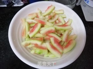 凉拌西瓜皮的做法步骤：4