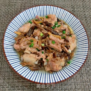鹿茸菇蒸排骨的做法步骤：10