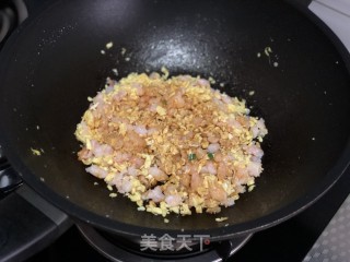 虾仁韭菜鸡蛋馅饼的做法步骤：6