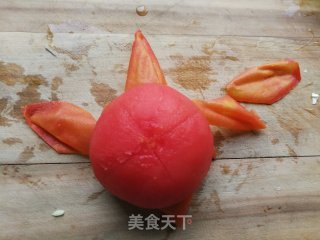 番茄炒包心菜的做法步骤：3