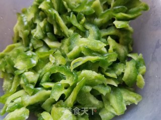 苦瓜炒蛋的做法步骤：5