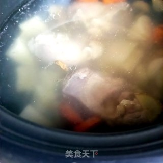 山药芡实腱子肉汤的做法步骤：12