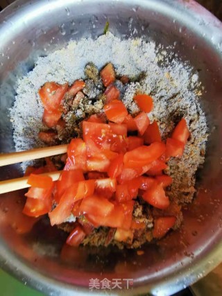 蕃茄黑芝麻杂粮饼的做法步骤：6