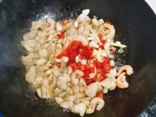 鲜虾鸡里蹦的做法步骤：5