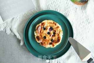 一口爆浆蓝莓酸奶烤蛋糕，无油低脂的做法步骤：8