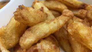 超酥脆炸薯条，比肯德基的还好吃，小朋友们超爱，外脆内酥，简单美味，营养丰富。的做法步骤：13