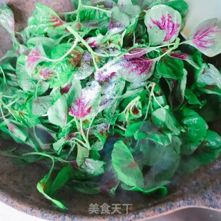 蒜蓉红苋菜的做法步骤：3