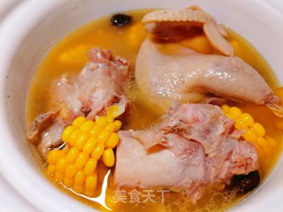 玉米大骨鸡汤的做法步骤：4