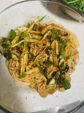 椒麻凉拌面的做法步骤：7