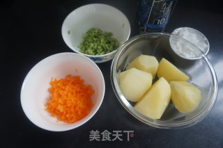 蔬菜土豆饼的做法步骤：1