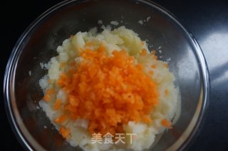 蔬菜土豆饼的做法步骤：4