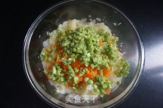 蔬菜土豆饼的做法步骤：5