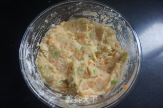 蔬菜土豆饼的做法步骤：9