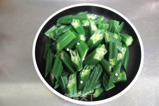 凉拌秋葵的做法步骤：6