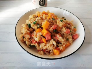 芒果炒饭的做法步骤：5