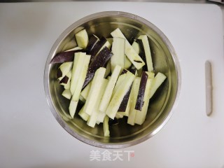 家常菜酱烧茄条❗️酱香茄子，开胃下饭的做法步骤：3
