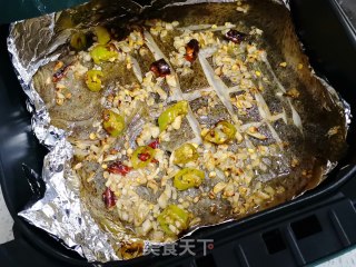 空气炸锅烤多宝鱼的做法步骤：5