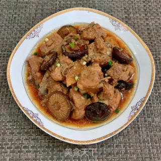 香菇焖排骨的做法步骤：12
