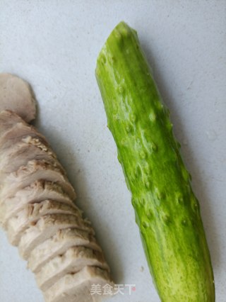 麻汁拌煮肉的做法步骤：10